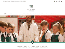 Tablet Screenshot of langleyschool.co.uk